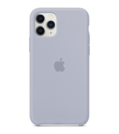 Силіконовий оригінальний чохол Apple iPhone 11 Pro (34) Лавандово-Сірий