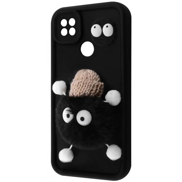 Чехол Pretty Things Case Xiaomi Redmi 9C / 10A (Black/Fluffy Black)