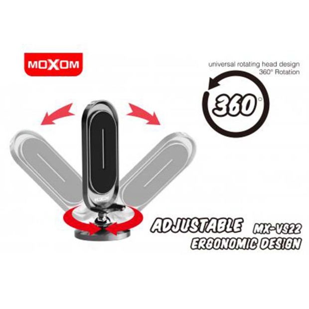 Автотримач Moxom VS22 (Чорний) Автотримач Moxom VS22 (Чорний)