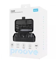 Набір викруток Proove Fixer 150в1 (Чорний)