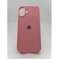 Оригінальний силіконовий чохол для Apple iPhone 16 Plus (36) Candy Pink