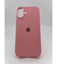 Оригінальний силіконовий чохол для Apple iPhone 16 Plus (36) Candy Pink