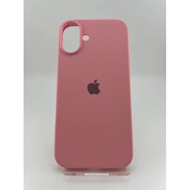 Оригінальний силіконовий чохол для Apple iPhone 16 Plus (36) Candy Pink