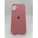 Оригінальний силіконовий чохол для Apple iPhone 16 Plus (36) Candy Pink