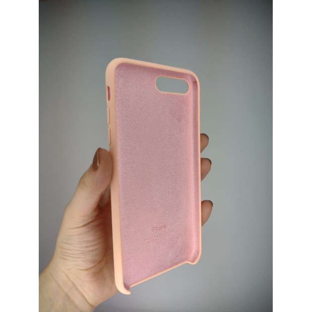 Силіконовий оригінальний чохол Apple для iPhone 7 Plus  /  8 Plus (Грейпфрут)