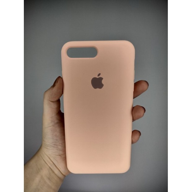Силіконовий оригінальний чохол Apple для iPhone 7 Plus  /  8 Plus (Грейпфрут)
