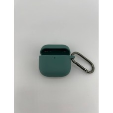 Чохол для навушників Full Silicone Case Apple AirPods 4 (55) Blackish Green Чохол для навушників Full Silicone Case Apple AirPods 4 (55) Blackish Green