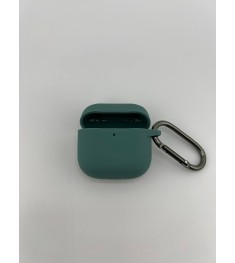 Чохол для навушників Full Silicone Case Apple AirPods 4 (55) Blackish Green