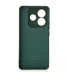 Силіконова накладка Original Xiaomi Redmi Note 14 (ShutCam) (Темно-зелений)