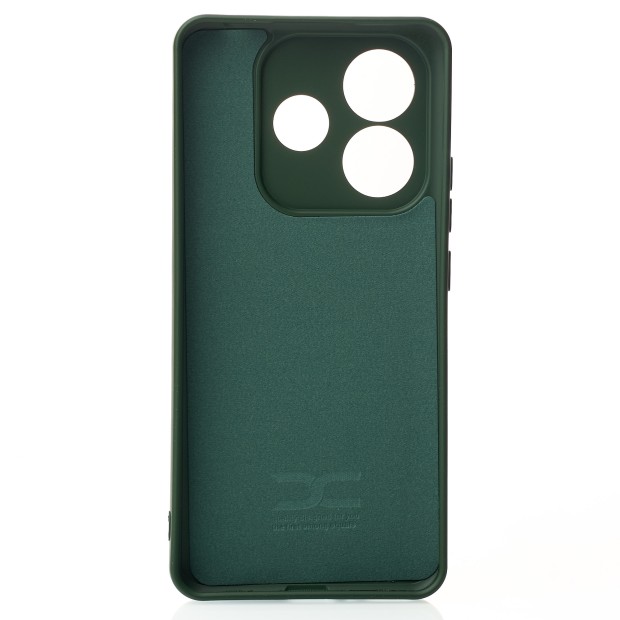 Силіконова накладка Original Xiaomi Redmi Note 14 (ShutCam) (Темно-зелений)