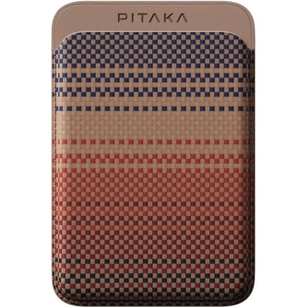 Кошелёк Pitaka Magnetic Woven for iPhone (Sunset)