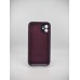 Силикон Original Square RoundCam Case Apple iPhone 11 (72) Eggplant