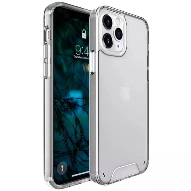Силіконовий чохол Space Case 3D для Apple iPhone 16 Pro Max (Прозорий)