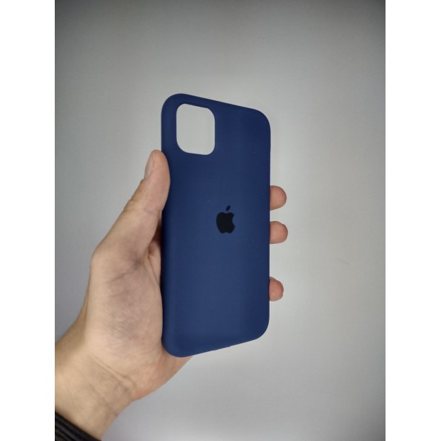 Силіконовий оригінальний кейс для Apple iPhone 11 (32) Deep Navy.