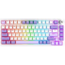 Клавіатура бездротова Proove Gaming Coupe (Біла / Фіолетова)