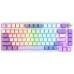 Клавіатура бездротова Proove Gaming Coupe (Біла / Фіолетова)