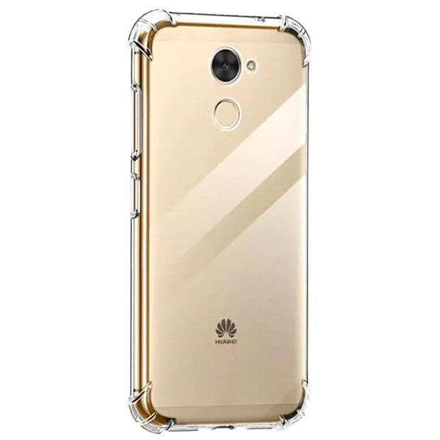 Силіконовий 3D чохол для Huawei Y7 Prime (2017) (Прозорий)