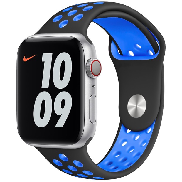 Nike Apple Watch Band 38  /  40 mm (Black-Blue)