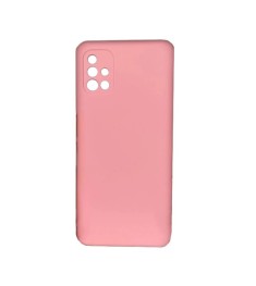 Силікон Original Samsung Galaxy A51 (ShutCam) (Рожевий)
