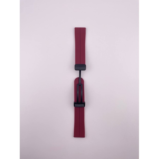 Ремешок для смарт-часов универсальный Magnetic Clip 22мм (Бордовый) Ремешок для смарт-часов универсальный Magnetic Clip 22мм (Бордовый)