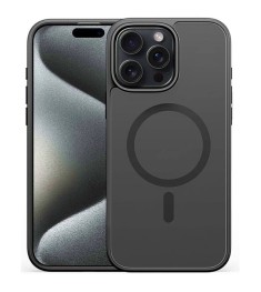 Силіконовий чохол Alabay Cloud Matte для Apple iPhone 15 Pro Max (Чорний)