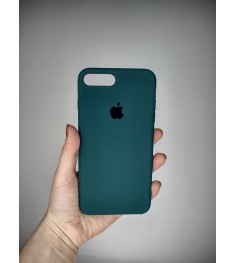 Силіконовий оригінальний чохол Apple iPhone 7 Plus  /  8 Plus (лісовий зелений)