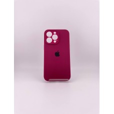Силикон Original RoundCam Case Apple iPhone 13 Pro (57) Marsala