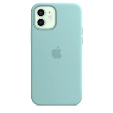 Силіконовий чохол оригінальний круглий для Apple iPhone 13 mini (23) Морський Синій