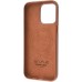 Чохол WAVE Premium Leather Edition з MagSafe для iPhone 15 Pro Max (Помаранчевий)