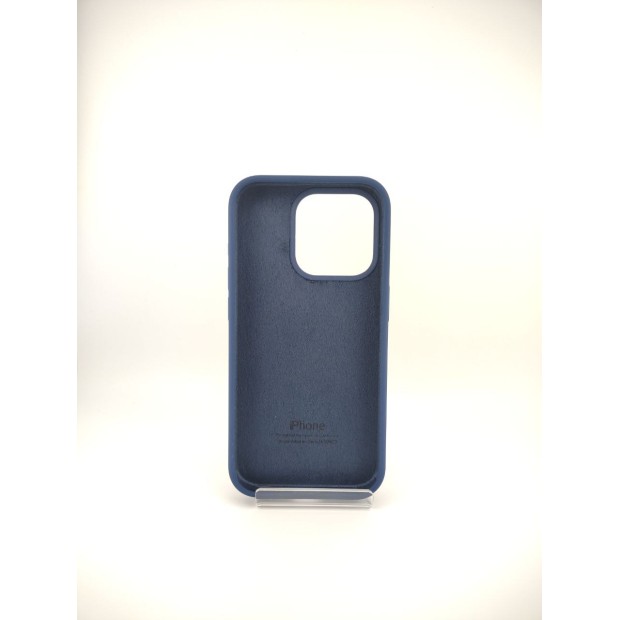 Силіконовий оригінальний чохол для Apple iPhone 15 Pro (32) Deep Navy.
