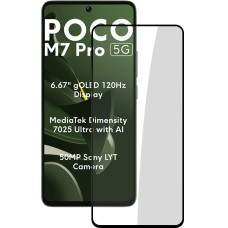 Защитное стекло 5D Standard Xiaomi Poco M7 Pro 5G Black