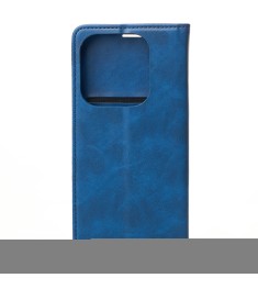 Чохол-книжка Leather Elegant для Xiaomi Redmi Note 14 5G (Синій)