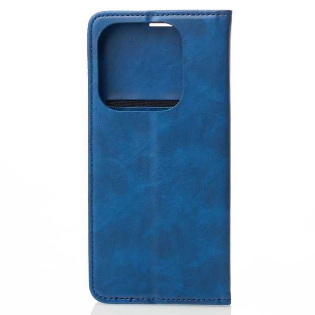 Чохол-книжка Leather Elegant для Xiaomi Redmi Note 14 5G (Синій)