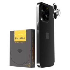 Защитное стекло на камеру iLera FocusPro Lens Apple iPhone 15 Pro / 15 Pro Max (White Titanium)