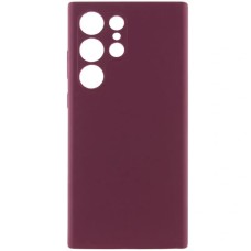 Силіконовий чохол Original Samsung Galaxy S23 Ultra (ShutCam) (Винний)