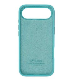 Силіконовий оригінальний круглий чохол Apple iPhone 17 Air (23) морський синій