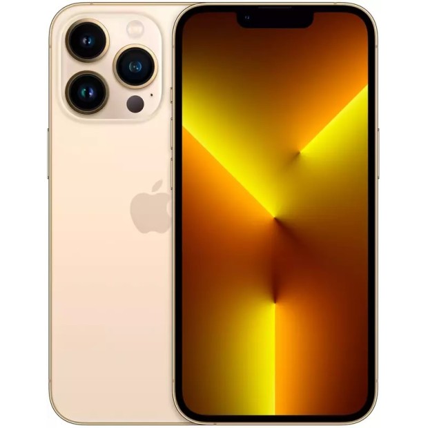 Мобильный телефон Apple iPhone 13 Pro Max 128Gb (Gold) (Grade A) 78% Б/У