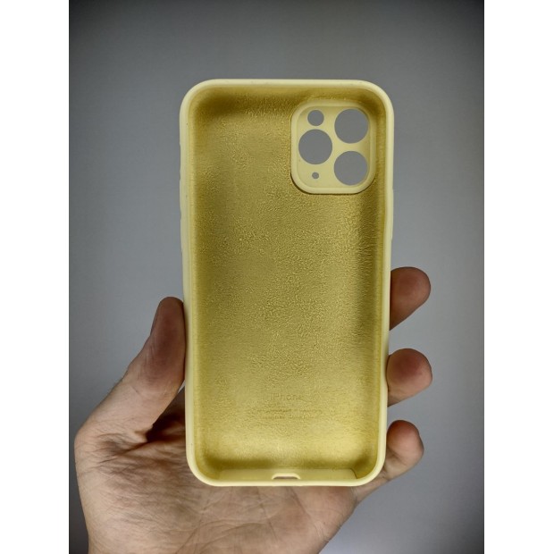 Силіконовий чохол Original RoundCam для Apple iPhone 11 Pro (51) Mellow Yellow.
