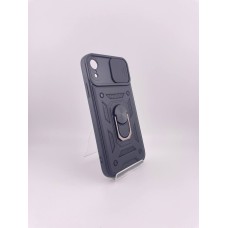 Чохол-кейс Ring Serge Armor для Apple iPhone XR (ShutCam) (Чорний)