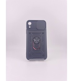 Чохол-кейс Ring Serge Armor для Apple iPhone XR (ShutCam) (Чорний)