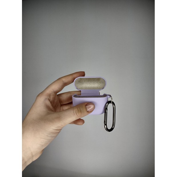 Чохол для навушників Full Silicone Case з мікрофіброю для Apple AirPods 3 (43) Glycine