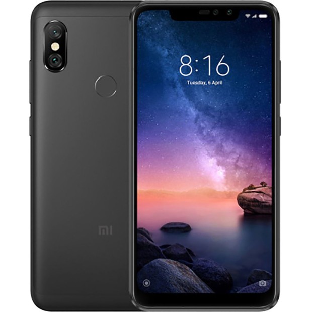 Мобильный телефон Xiaomi Redmi Note 6 Pro 4/64Gb (Black) (Grade A-) Б/У