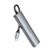 Переходник USB HUB Borofone DH16 6in1 (Type-C to HDMI/PD/USB3.0/2USB2.0/RJ45) (Серый)