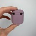 Чохол для навушників Full Silicone Case with Microfiber Apple AirPods (01) Bilberry