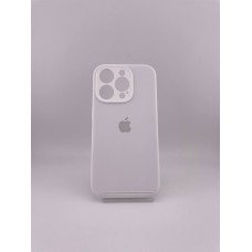 Силикон Original RoundCam Case Apple iPhone 15 Pro (06) White