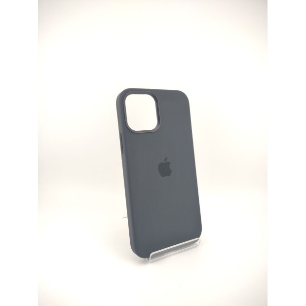 Чохол Silicone Case with MagSafe для Apple iPhone 12  /  12 Pro (чорний)