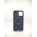 Чохол Silicone Case with MagSafe для Apple iPhone 12  /  12 Pro (чорний)