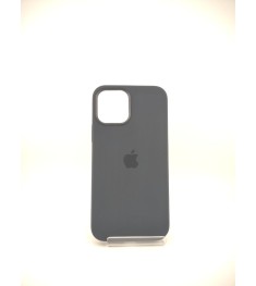 Чохол Silicone Case with MagSafe для Apple iPhone 12  /  12 Pro (чорний)