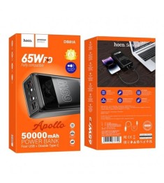 PowerBank Hoco DB81A Apollo PD65W 50000 mAh (Чорний)