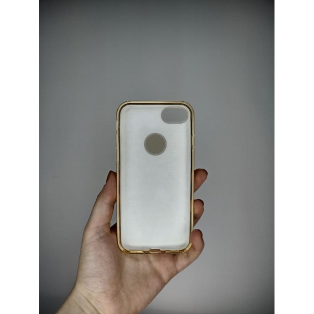 Силикон Glitter Apple iPhone 7 / 8 / SE (2020) (Heart)